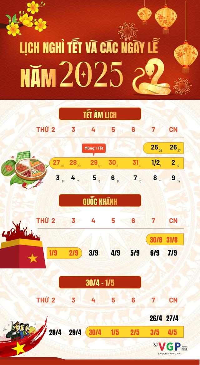 LỊCH NGHỈ LỄ QUỐC KHÁNH 2025